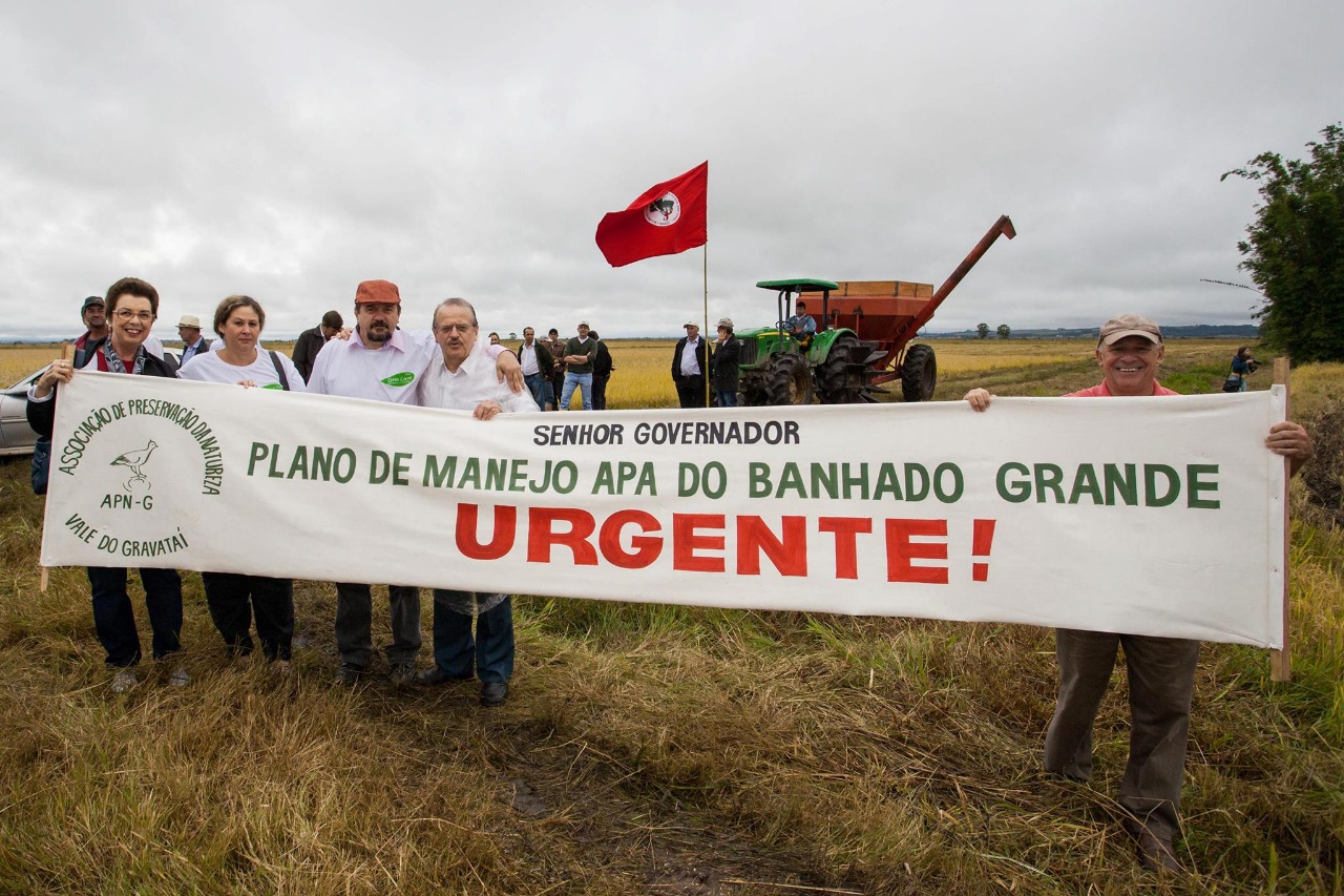 APN-VG sempre lutou pela regularização da APA do Banhado Grande.